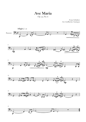 Ave Maria - F. Schubert (Bassoon)
