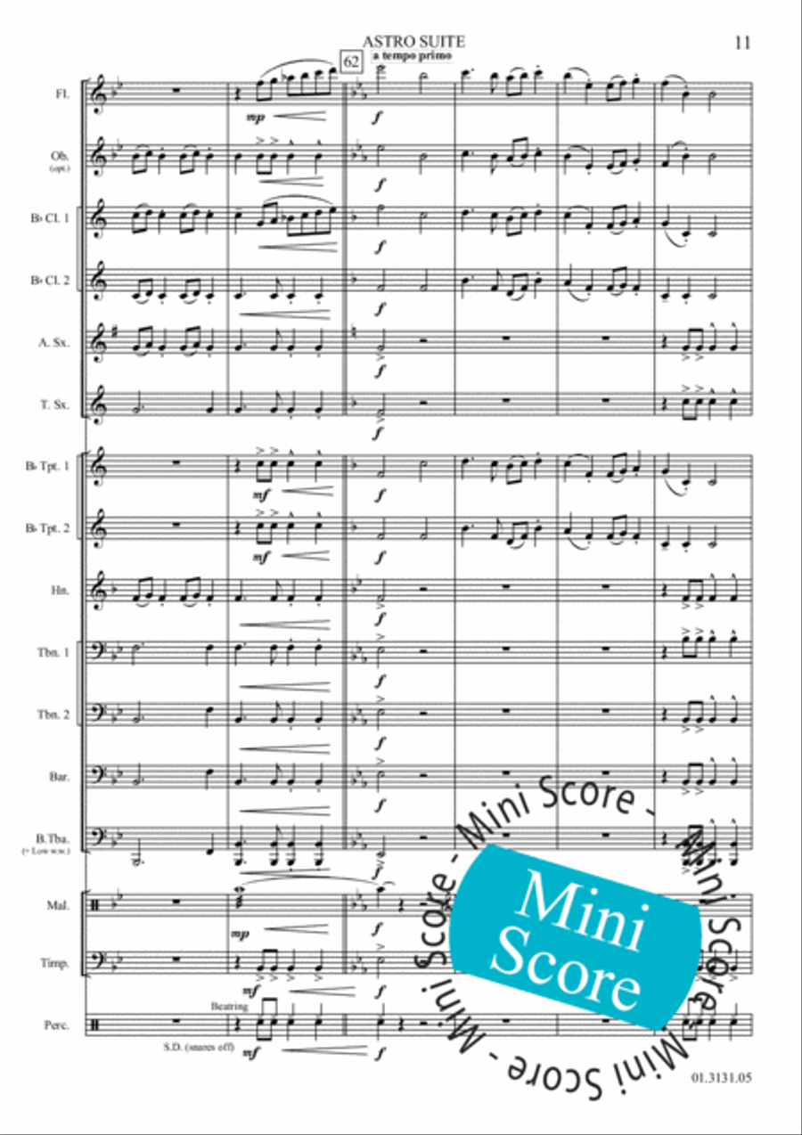 Astro Suite Astro Suite Concert Band scores gallery preview page 17