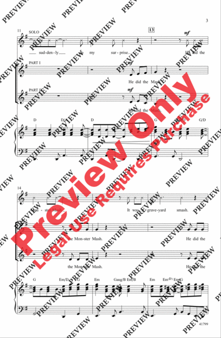 Monster Mash Monster Mash 2-Part scores gallery preview page 3
