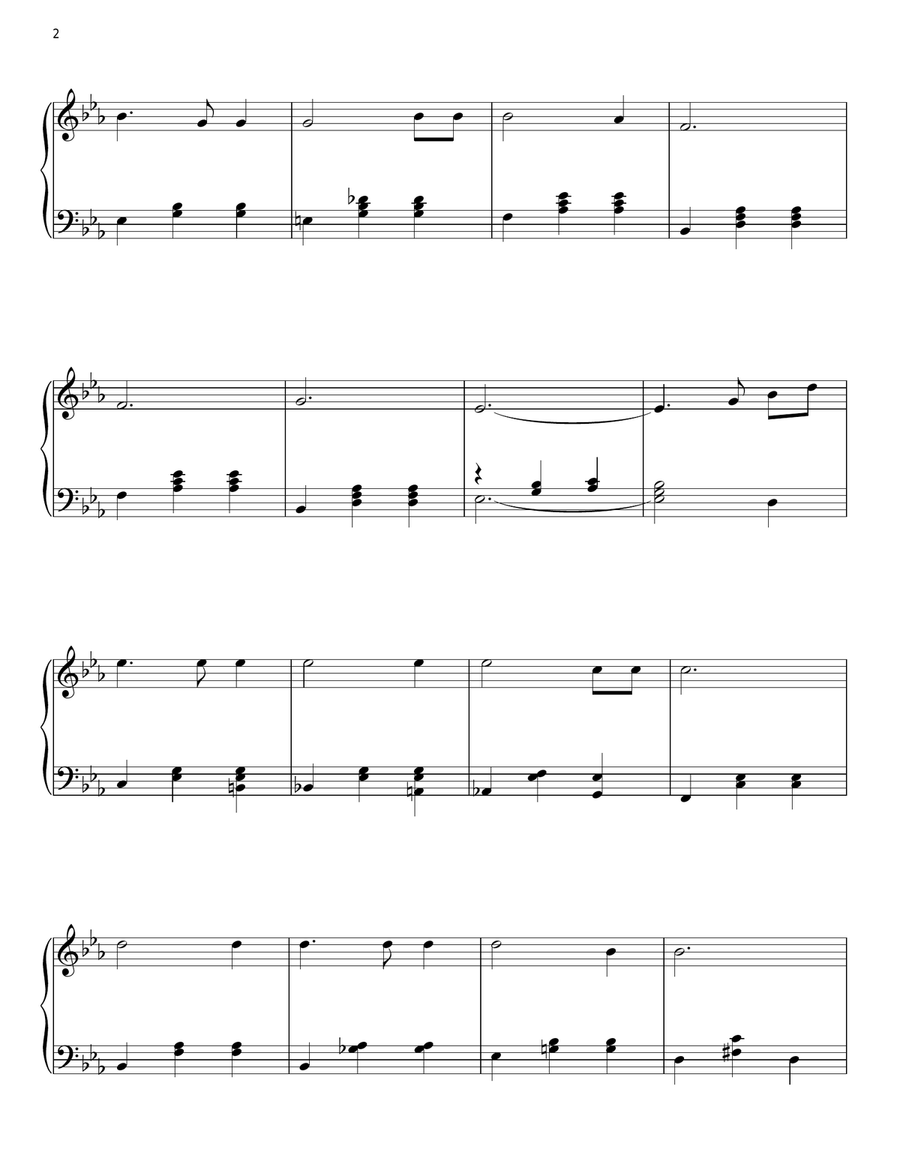 The Whiffenpoof Song (Baa! Baa! Baa!) Piano Solo scores gallery preview page 2