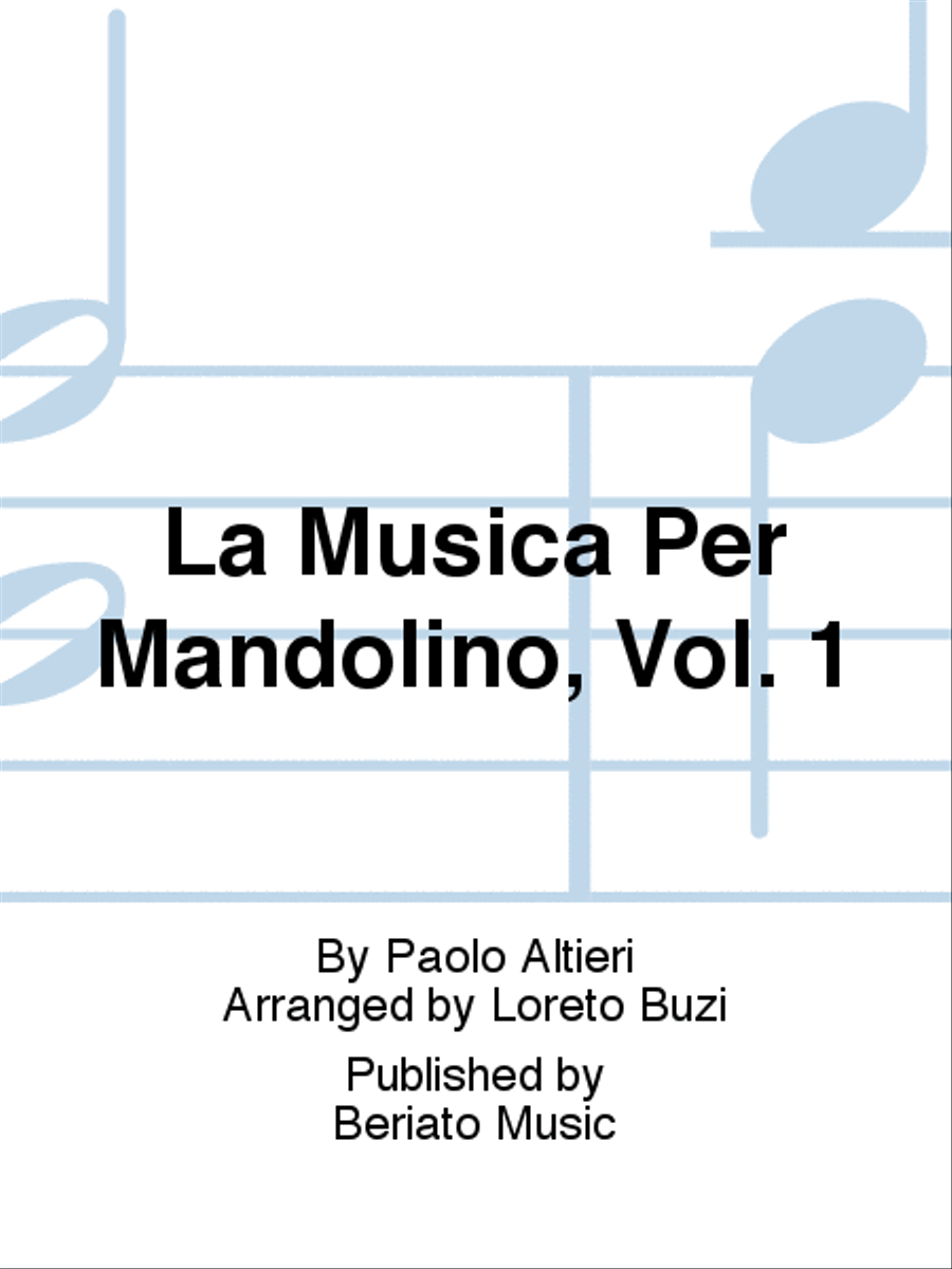La Musica Per Mandolino, Vol. 1 Mandolin scores gallery preview page 1