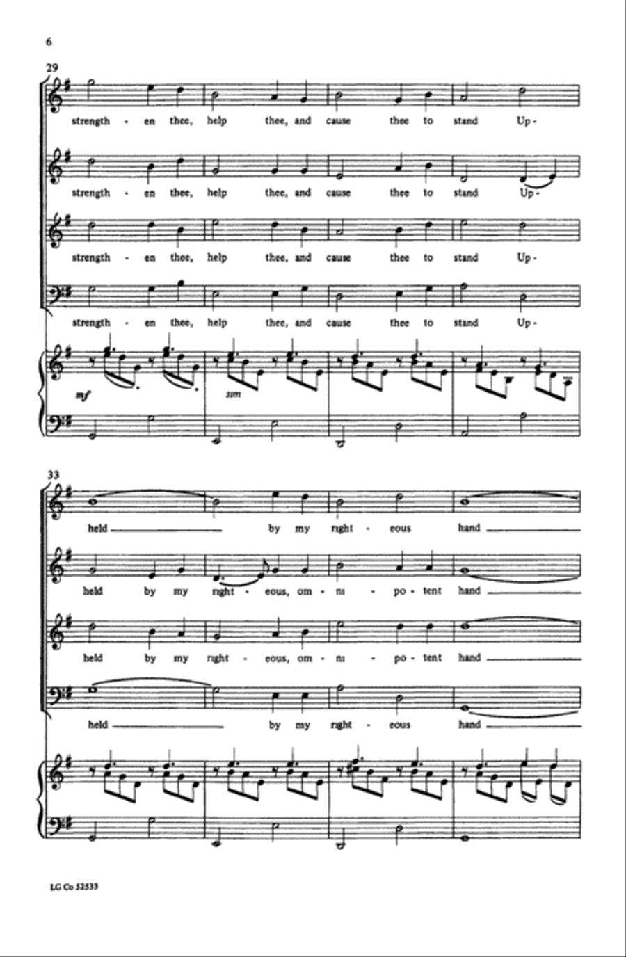 How Firm a Foundation Choir scores gallery preview page 4