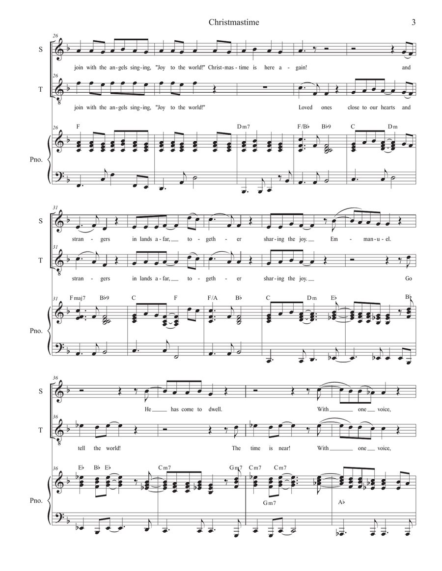 Christmastime 2-Part scores gallery preview page 3