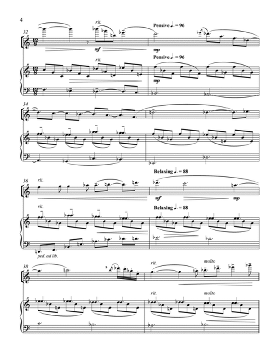 Quixotique for Flute and Piano image number null