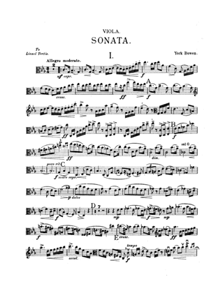 Bowen: Sonata No. 1 in C Minor
