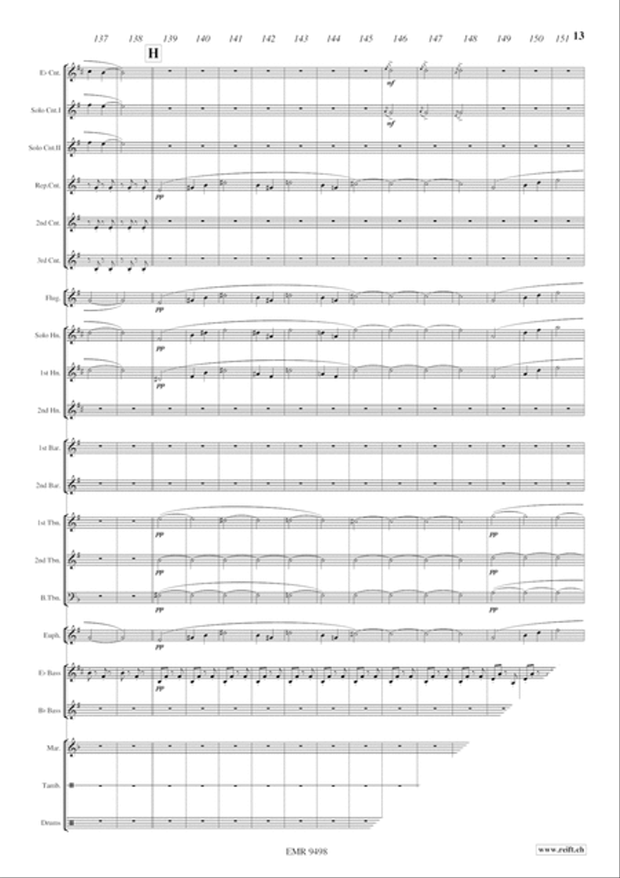 Otto e Mezzo Otto e Mezzo Brass Band scores gallery preview page 14