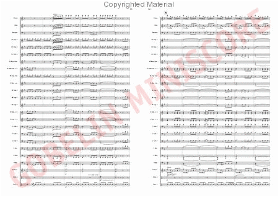 Land of Legends Concert Band scores gallery preview page 27