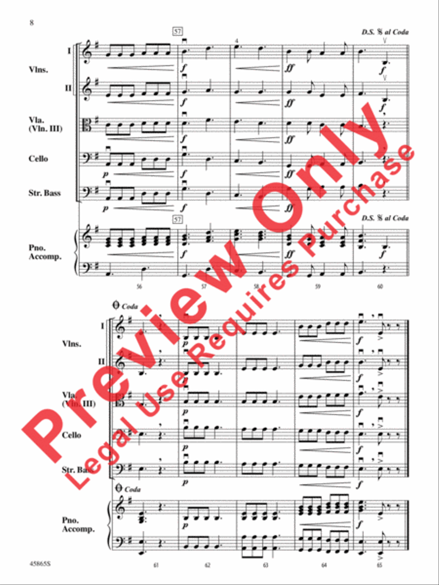 Pieces of Eight String Orchestra scores gallery preview page 8