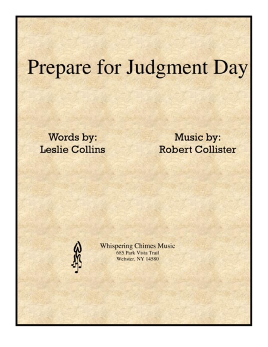 Prepare for Judgment Day Choir scores gallery preview page 1