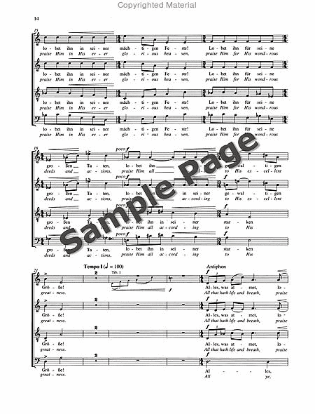 Proprium Festivum Choral Score