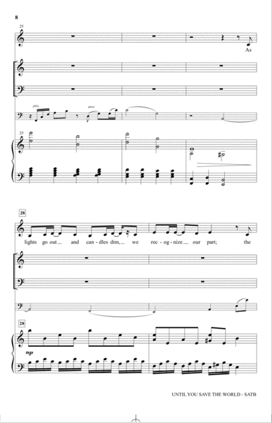 Until You Save The World 4-Part scores gallery preview page 6