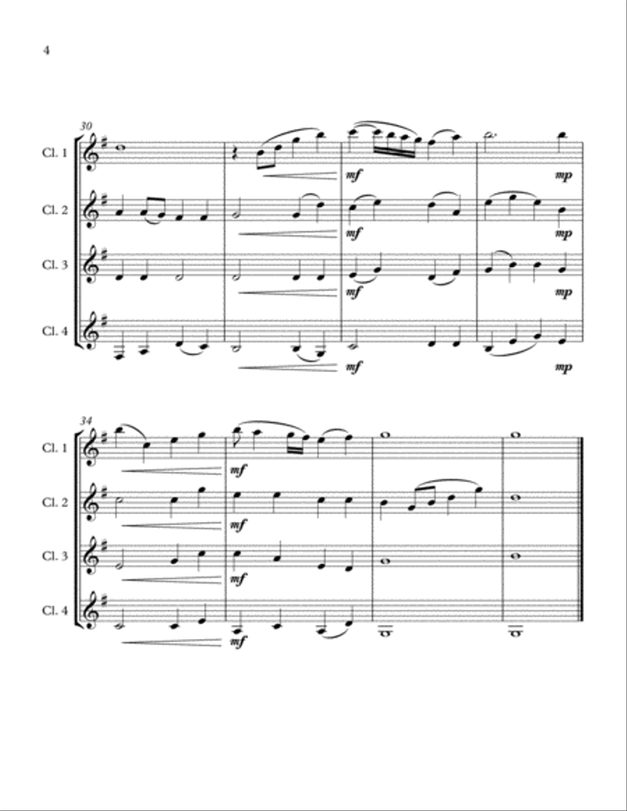 Have Yourself A Merry Little Christmas from MEET ME IN ST. LOUIS Woodwind Quartet scores gallery preview page 5