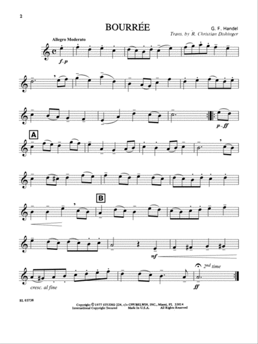 Classic Festival Solos (B-flat Trumpet), Volume 1 Cornet scores gallery preview page 3