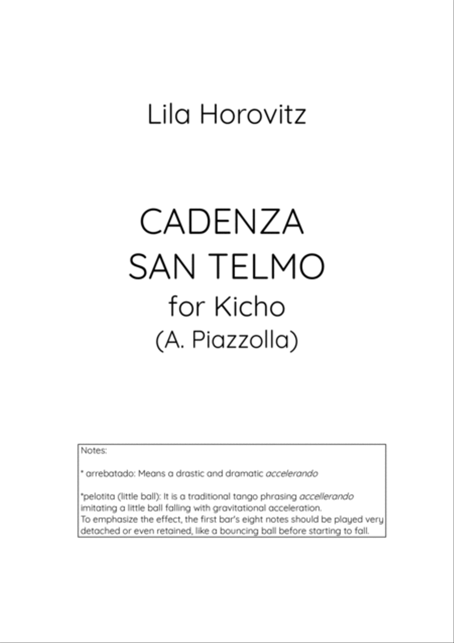 Cadenzas for KICHO Cadenzas for KICHO Double Bass scores gallery preview page 2