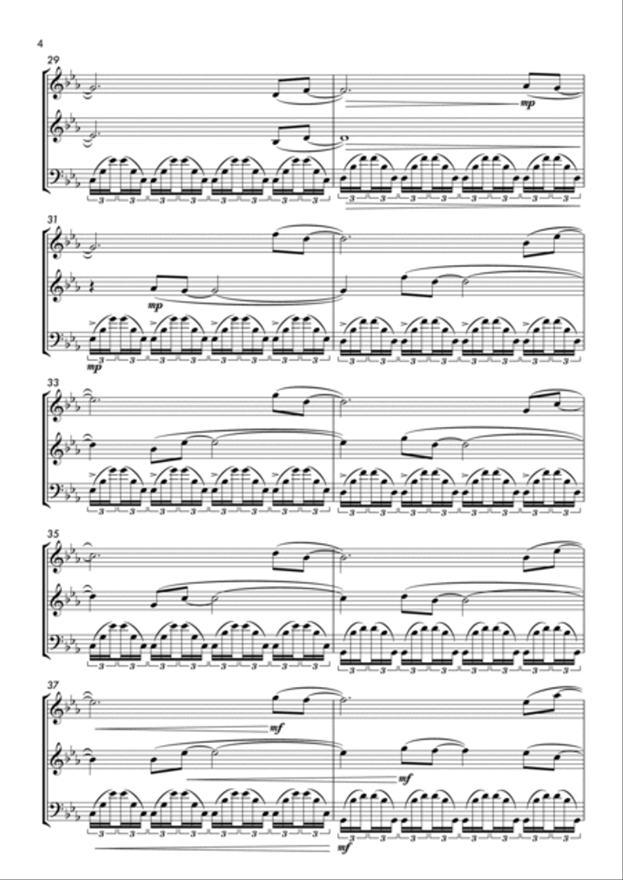 AVIS String Trio (2 Violins, Cello) String Trio scores gallery preview page 5