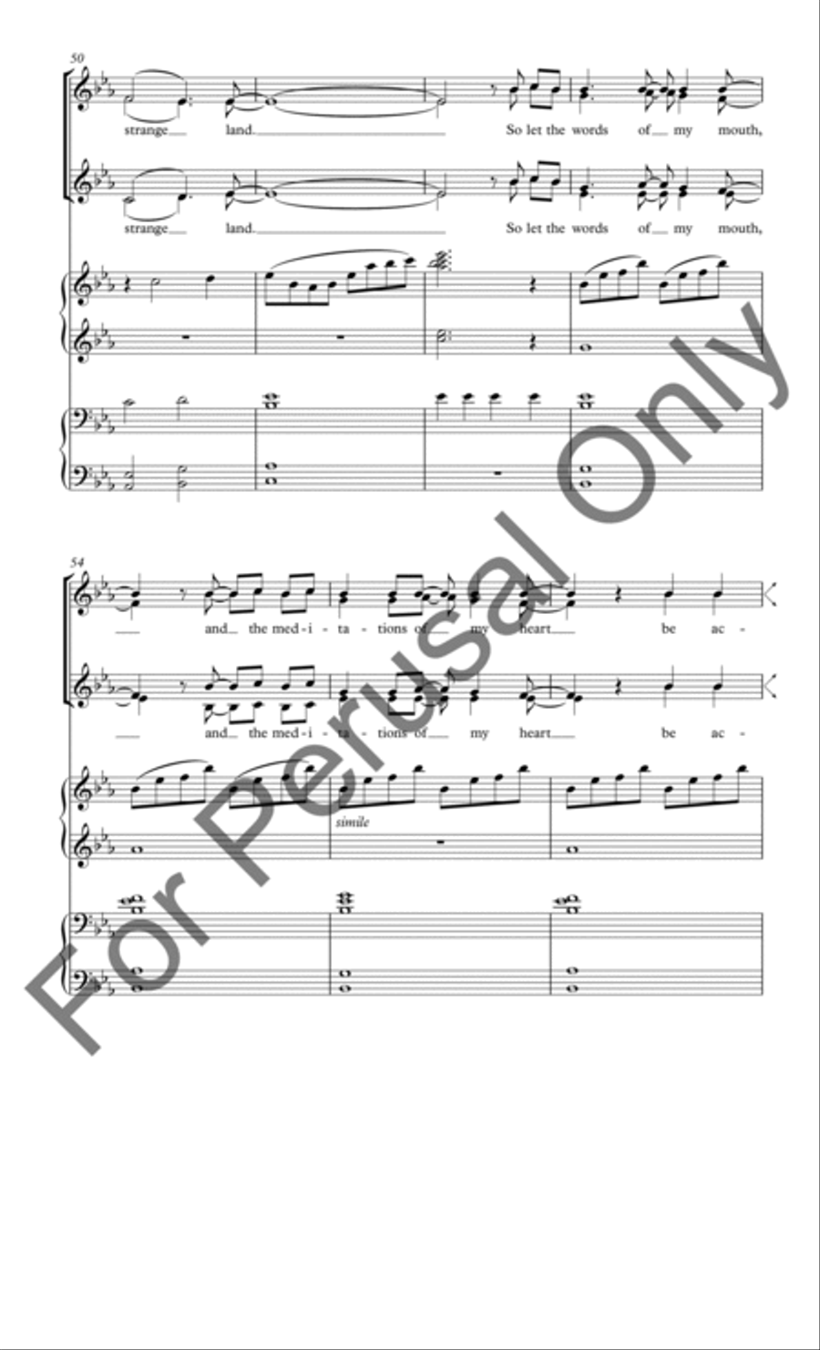 By the Rivers of Babylon (Choral Score) SSAA scores gallery preview page 8