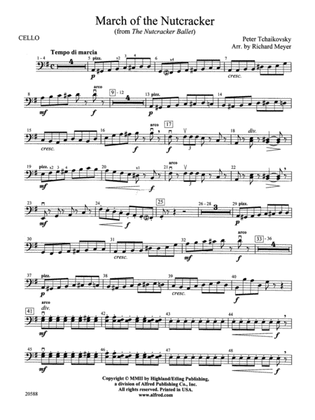 March of the Nutcracker (from The Nutcracker Ballet): Cello
