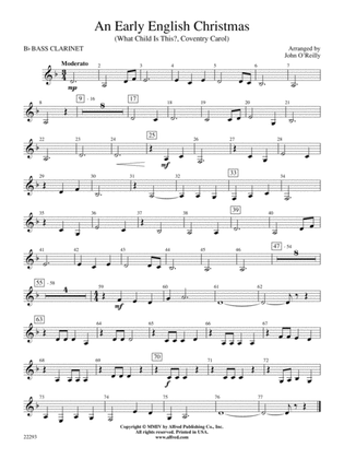 Early English Christmas: B-flat Bass Clarinet