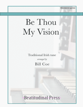 Book cover for Be Thou My Vision woodwind quintet