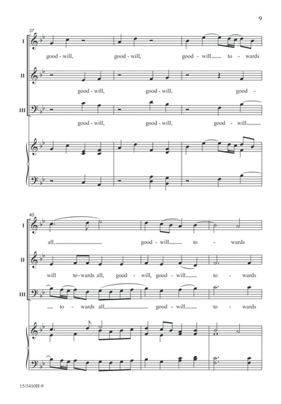 Glory to God Glory to God 3-Part scores gallery preview page 9