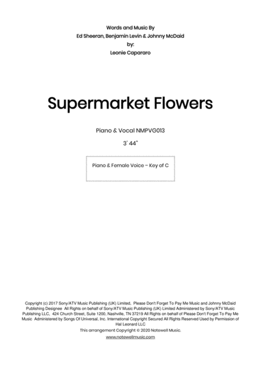 Supermarket Flowers image number null