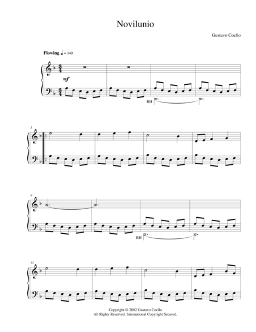 Novilunio Novilunio Piano Method scores gallery preview page 1