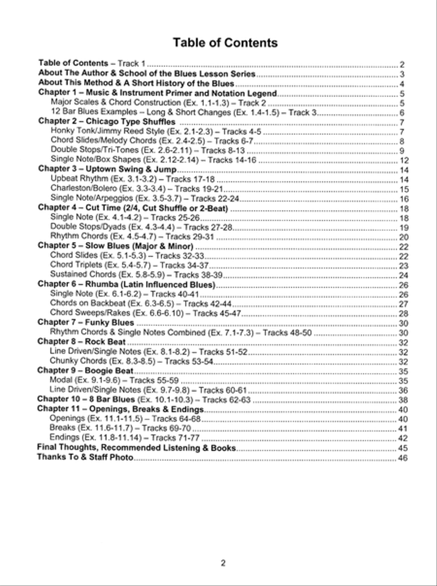 Blues Guitar Method, Level 1 Electric Guitar scores gallery preview page 3