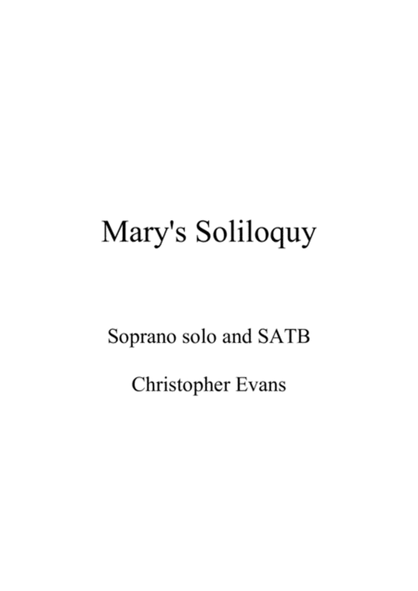 Mary's Soliloquy (SATB & Sop solo) image number null