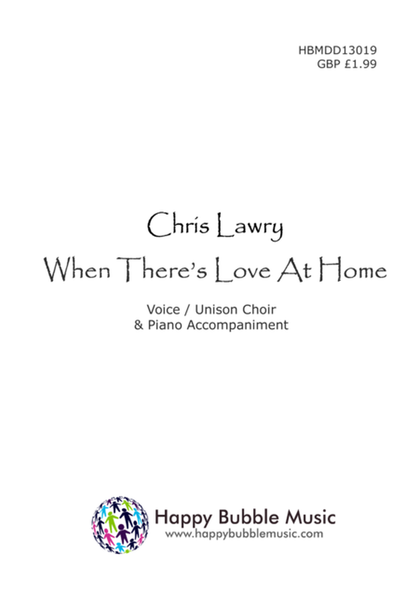 When There's Love At Home (Vocal and Piano Score) image number null