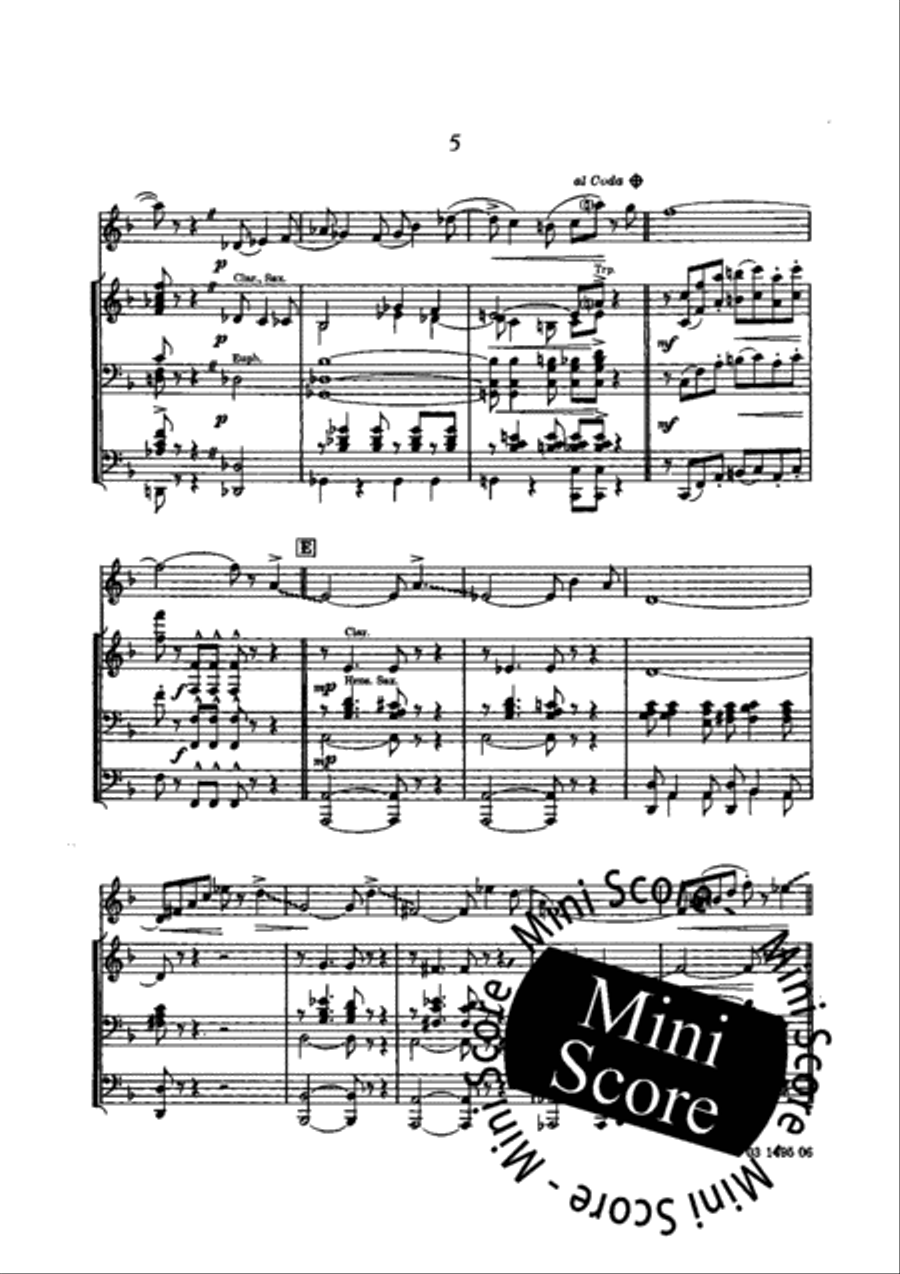 Samba Nostalgica Concert Band scores gallery preview page 9