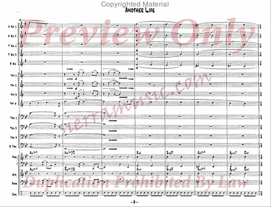 Another Life Big Band scores gallery preview page 7