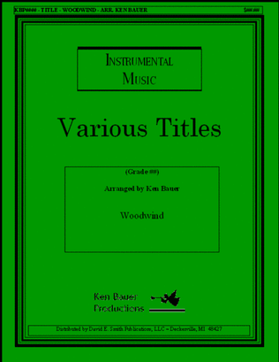 Favorite Hymn Solos For C Instruments
