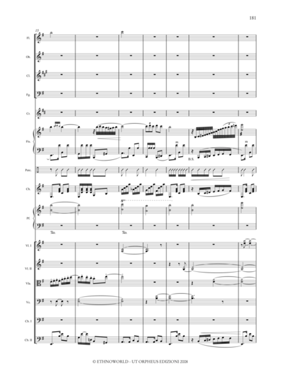 Romanó Drom (Romany Caravan) for Accordion, Voice and Orchestra Orchestra scores gallery preview page 60
