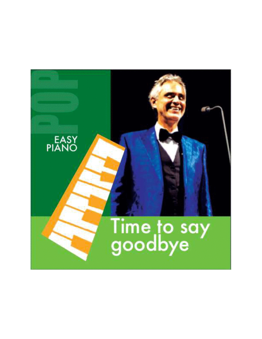 Time To Say Goodbye Time To Say Goodbye Easy Piano scores gallery preview page 1