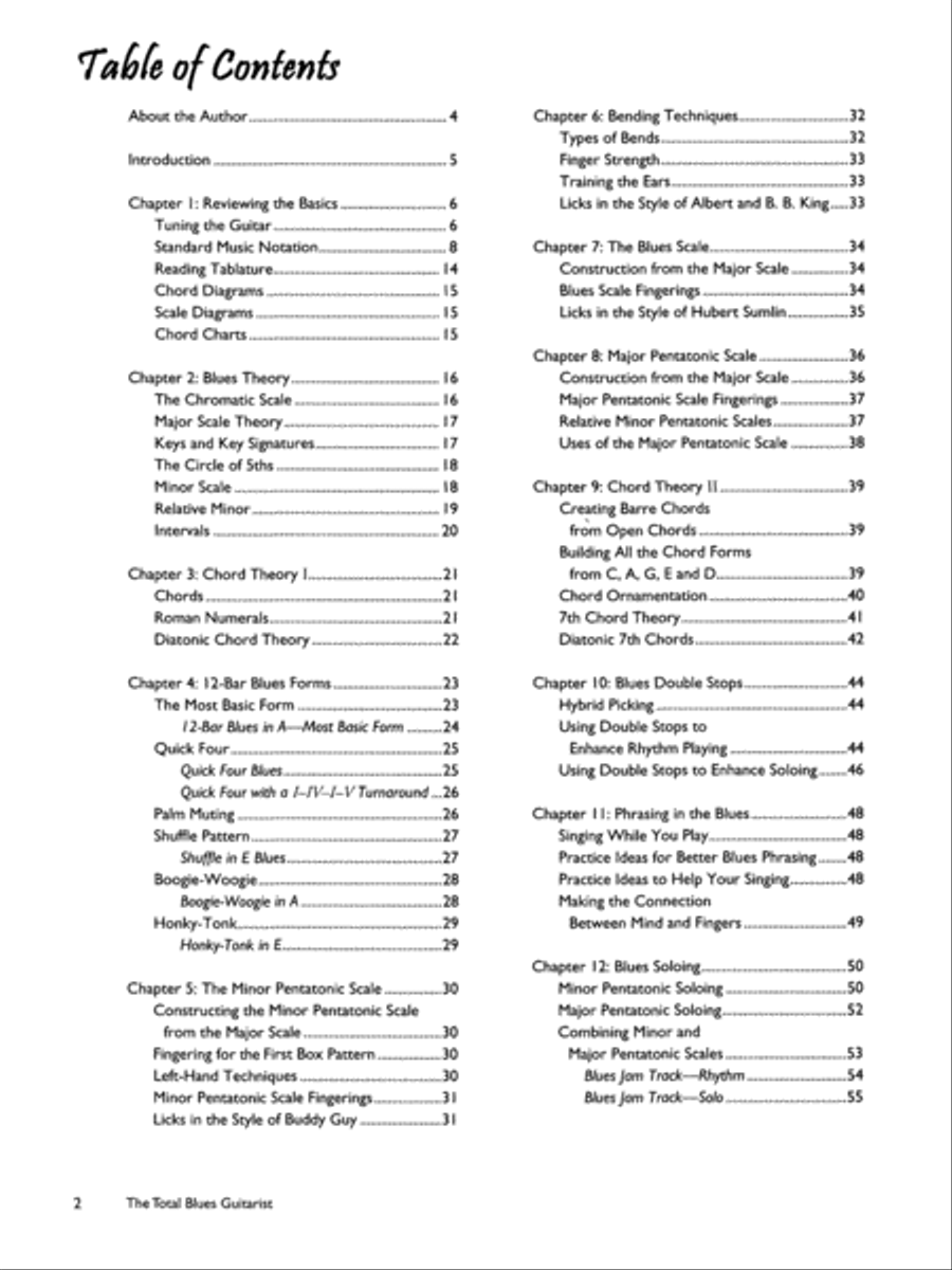 The Total Blues Guitarist Electric Guitar scores gallery preview page 2