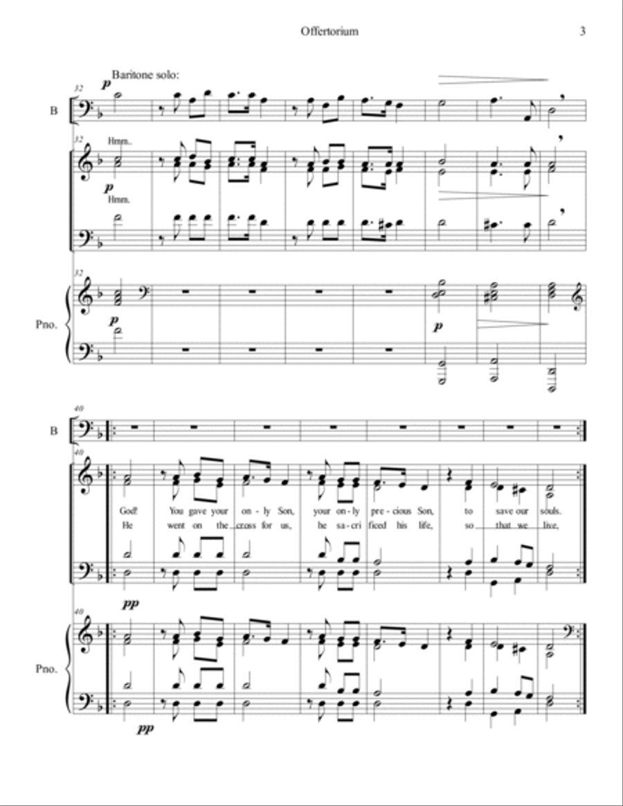 Offertorium 4-Part scores gallery preview page 3
