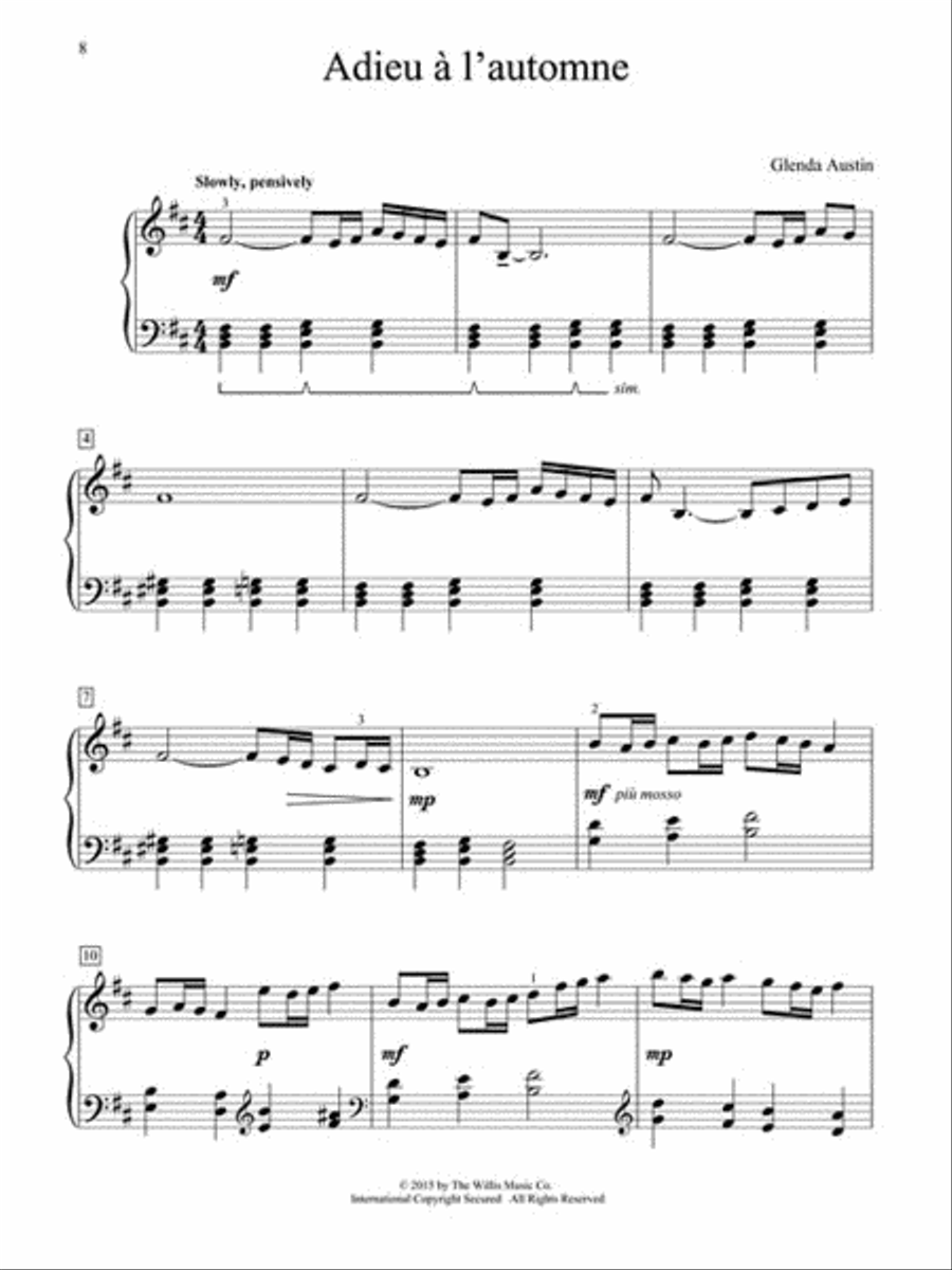 Seven Minor Moods Seven Minor Moods Piano scores gallery preview page 5