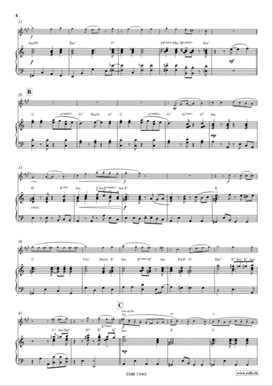 Rondo Alla Turca Alto Saxophone scores gallery preview page 5