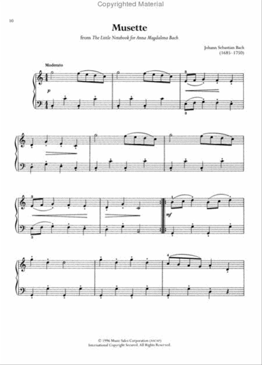 Library of Easy Piano Classics 2 Easy Piano scores gallery preview page 3