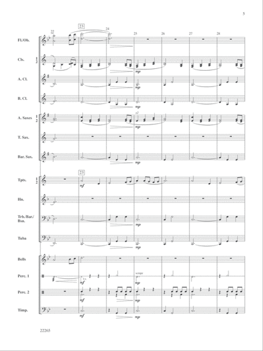 Dorian Dreamscape: Score Concert Band scores gallery preview page 5