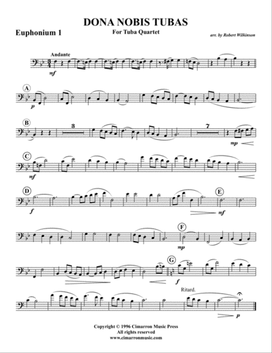Dona Nobis Tubas EETT scores gallery preview page 3
