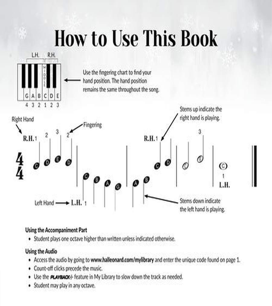 Christmas Songs for the Very Beginner Easy Piano scores gallery preview page 4