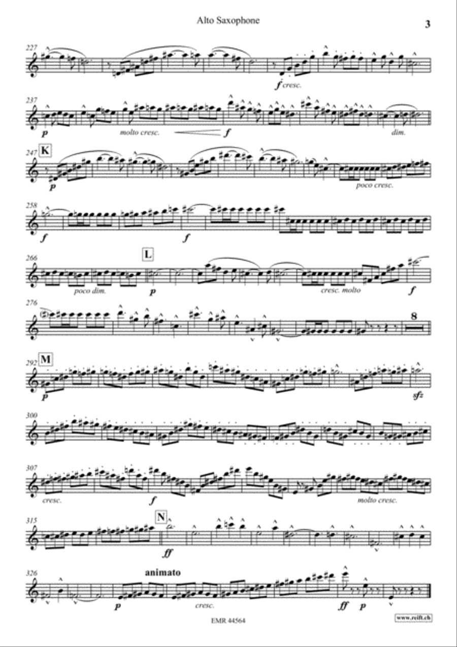 Scherzo Scherzo Alto Saxophone scores gallery preview page 4