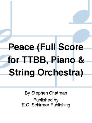 Peace (TTBB Full Score)