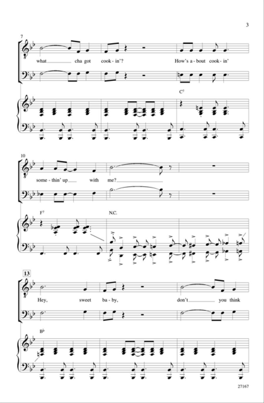 Hey, Good Lookin' 3-Part scores gallery preview page 3