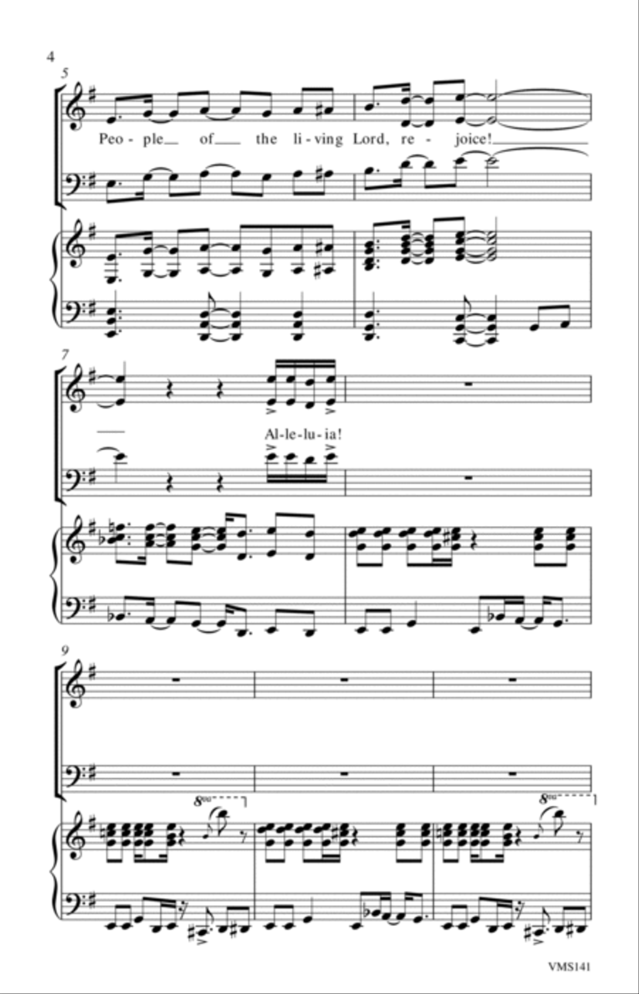 People Rejoice! People Rejoice! 4-Part scores gallery preview page 4