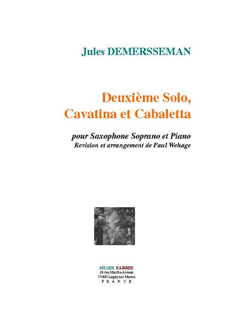 Deuxieme Solo: Cavatina et Cabaletta