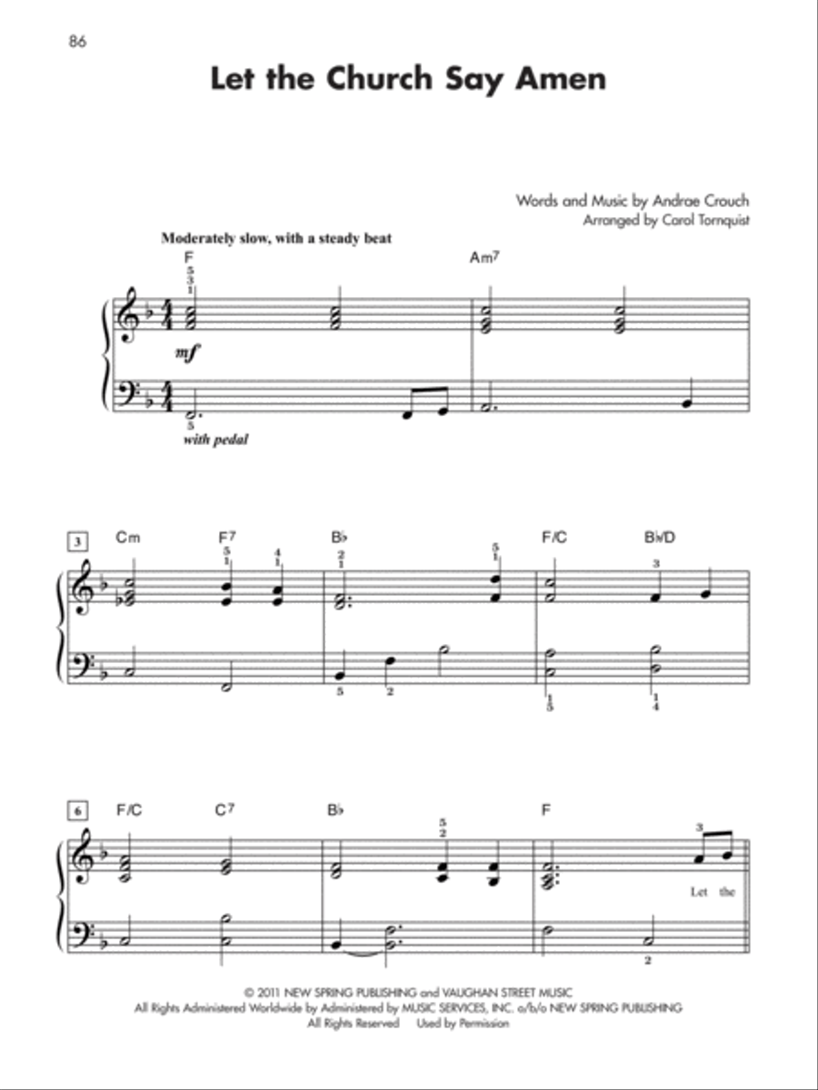 The Giant Book of Christian Sheet Music Easy Piano scores gallery preview page 4