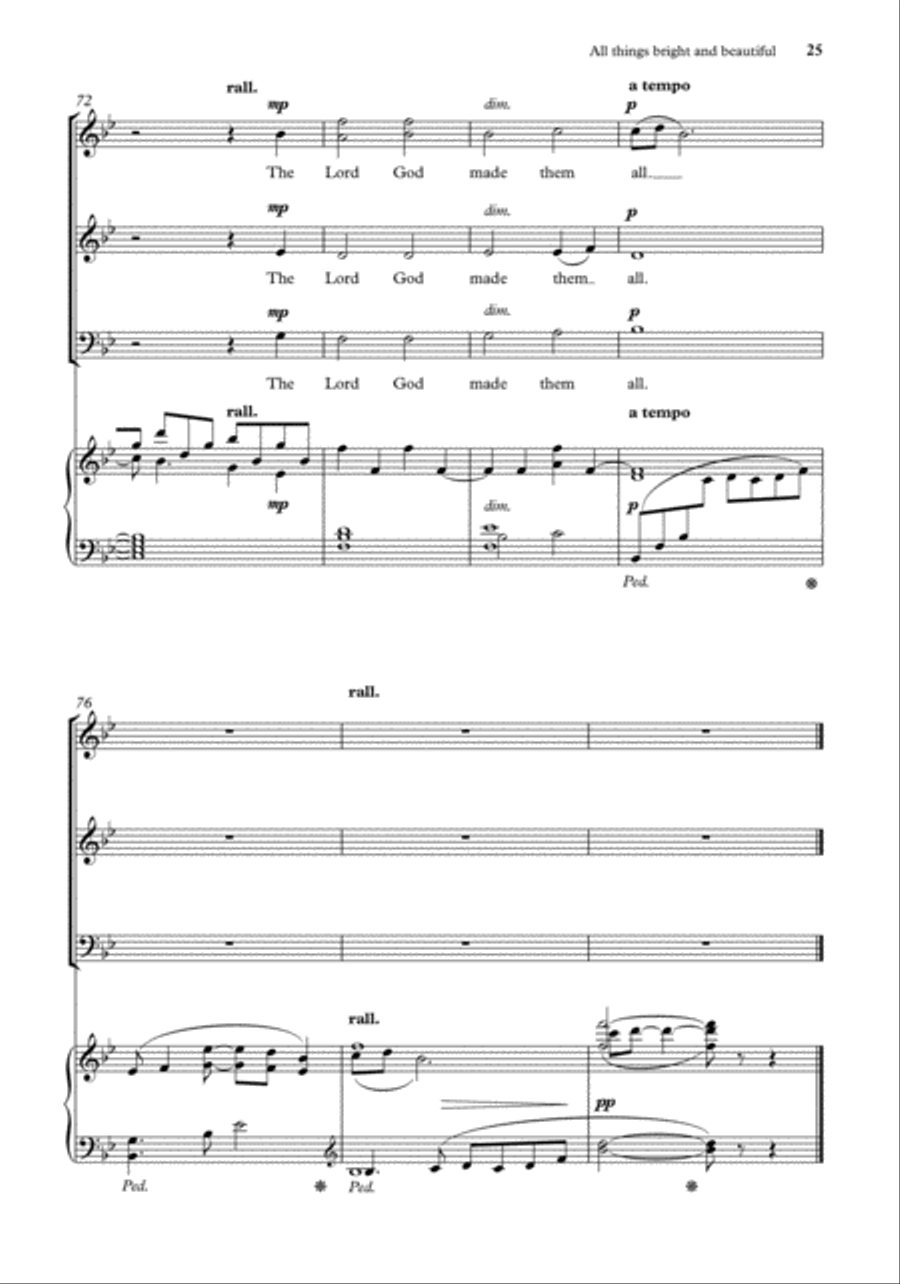 John Rutter Anthems for SA Men SA scores gallery preview page 23