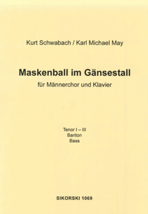 Book cover for Maskenball Im G Nsestall Fur M Nnerchor Und Klavier